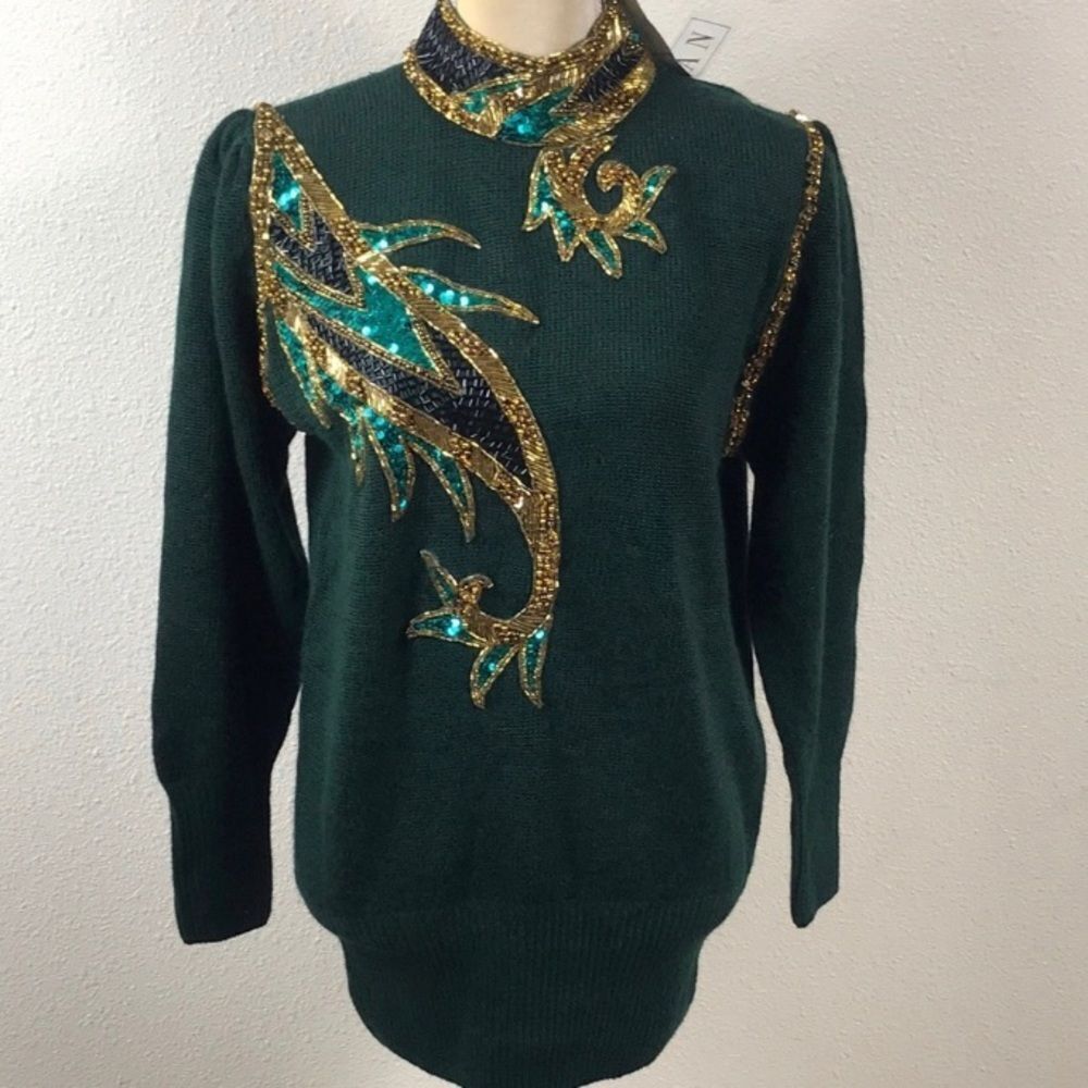 VINTAGE SHANNAN  WOMEN SWEATER SIZE M